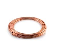 Copper Tube Pipe Coiled Flexible Microbore for Water/Gas/Plumbing & DIY Installations (6mm, 3 Metres)