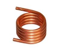 Copper Tube Soft Copper Tube Coil 1-5 Meter OD 2/3/4/5/6/8/9/10/12mm Wire Pipe Air Conditioner Cooling DIY Crafts(Length 5 Meter,12mm x 1mm)