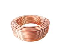 Copper Tube, Soft Red Copper Tube T2 Coil Air Conditioning Pipe OD 2-14mm