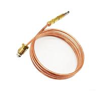 Copper Tube Thermocouple, M9*1 Nut, Gas Flameout Protection Wire, Commercial Stove Valve Sensor, Reliable Safety Device(90cm)