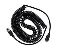 Copper Vehicle Aviation Extension Connector, 5m Waterproof Spring Cable Line Head Interface - Durable Copper Core, Weather Resistant, Ideal for Vehicle Monitoring Wiring (6M / 19.69ft)