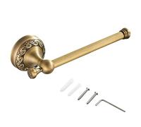 Copper Wall Mounted Tissue Holder Copper Single Towels Rails Rod Roll Dispenser Bathroom Accessory Roll Dispenser