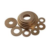 Copper washers, Stainless Steel Metal Washer Spacers, Flat washer, flat(M18*34 * 3.0[4pcs])