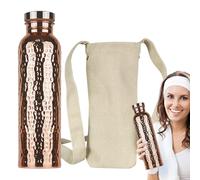 Copper Water Bottle - Anti Leak Bronze Water Bottle | Free Copper Waterr | 100% Pure BRONZE PORTABLE PATH AFRIORE 27OZE CUPARE FOR CAMPING HYDRATION WORK OR