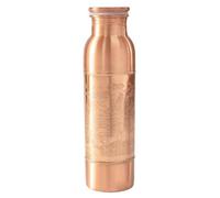 Copper Water Bottle, Engraved, 900ml