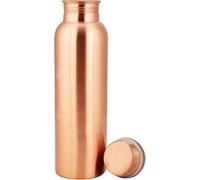 Copper Water Bottle Plain Leak Proof 100% Pure - An Ayurvedic Copper Vessel - Drink More Water And Enjoy The Health Benefits Immediately/Yoga Bottle