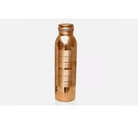 Copper Water Bottle with Lid, Leak Proof Ayurvedic Drink Container, Tamra Jal, Health Benefits, Pure Copper Vessel, 1L (1000ML) Drinkware, Tableware, Present Gift (Pure)