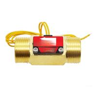 Copper Water Flow Switch G3/4 Thread 1.5-50L/min Magnetic Sensor for Garden Pumps Irrigation Systems - 0-220V 50W