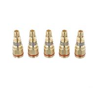 Copper Welding Gas Diffuser D-m250 For Miller For Mdx Series Mig Torch Compatible With T-m Tips And N-m1200c Nozzles Pack Of Five High Conductivity Parts