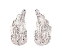 Copper Wing Shaped Earrings Featuring Brilliant Crystals for Any Occasion Copper Fashion Earrings