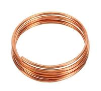 Copper Wire Coil 1m Bare Copper Wire Diameter 2-3mm Gauge 8-13(3mm)
