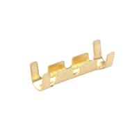 Copper Wire Crimp Terminal, U Shape Copper Wire Crimp Terminal 453 U-Shaped Teeth Cold Insert 0.3-1.5mm2 50/100/200pcs(200pcs)