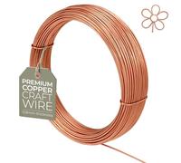Copper Wire for Jewellery Making, 0.8mm 20 Gauge - Non-Tarnish Copper Craft Wire, Jewellery Wire & Beading - 6m