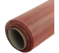 Copper Wire Mesh, Copper Woven Mesh Roll 100-500 mesh for Rodent Control Garden Filtration EM Shielding(200mesh 1x1m)