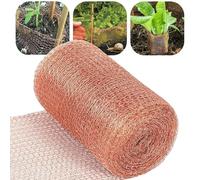 Copper Wire Mesh,Rodent Mesh,for Closing Gaps Around Gardens Windows Garage Door Corners Pipes, Etc.Wire wool mice for Indoors,Garden,127mm*6m