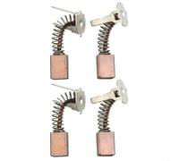 Copper Wire Motor Carbon Brushes 4-Pack High Conductivity | Fits for gsr 180-LI, GSR140-LI, GSR18V-21, precise 4.6x8x11.6mm size, restores motor power