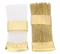 Copper Wire Nail Art Drill Bits Cleaner Brush - Convenient 2pcs Set for Fast & Effective Nail Drill Bits Deburring and Cleaning, Lightweight Manicure Accessories