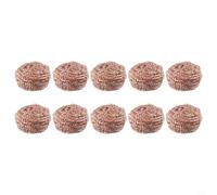 Copper Wire Sponge Ball, 10PCS Iron Tip Nozzle Cleaner Soldering Iron Cleaning Balls Slag Remover Tool For Electronics