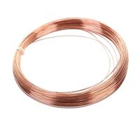 Copper Wire, T2 99.9% Pure Enameled Copper Wire 10m Red 0.2-5mm Diameter(2.5mm)