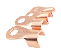 Copper Wire Terminal OT Type 3A 5A 10A 20A 30A 40A 50A 60A 80A 200A Bare Nose Lugs Crimp Open Mouth Naked Cable Connector Splice(Red Copper - 250A,25 PCS)