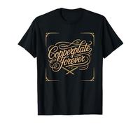 Copperplate Calligraphy Hobbyist Pointed Nib Oval T-Shirt