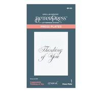 Copperplate Thinking of You Press Plate from the Copperplate Everyday Sentiments Collection by Paul Antonio