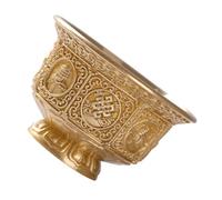Coppers Cup with Eight Luckily Symbols for Buddhist Offerings Holy Water Cup Practical Religious Ceremony Supplies Religious Ceremony Items