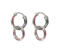 COPPERTIST.WU Celestial Flow Yin Yang Earrings S925 Silver Hoop Earrings, Unisex Small & Large Hoops or Clip-On Earrings, Minimalist Spiritual Jewellery Gift (Pierced - Large)