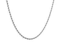 COPPERTIST.WU Titanium Steel Chain Necklace Collection, 2MM/3MM/4MM, 60CM Length (Rope Chain-600mm / 4mm)