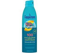 Coppertone SPORT KIDS Sunscreen Continuous Spray SPF 100 (5.5 Ounce) (Packaging may vary)