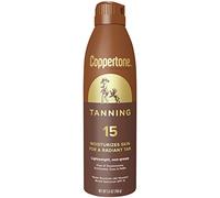 Coppertone Tanning Defend & Glow Sunscreen Continuous Spray Broad Spectrum SPF 15, 5.5 Ounces