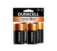 CopperTop Alkaline Batteries with Duralock Power Preserve Technology, D, 4/Pk, Sold as 4 Each