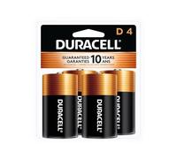 CopperTop Alkaline Batteries with Duralock Power Preserve Technology, D, 4/Pk, Sold as 4 Each