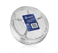 Coppice Aluminium Foil Snack Platters for Parties, Buffets & Entertaining | 34cm x 34cm | Freezer, Microwave & Oven Safe | 10 Pack