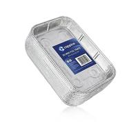 Coppice Mini Aluminium Foil Tray for Baking, BBQ, Roasting, Grilling & Food Storage | 19cm x 13cm x 2.5cm | Freezer, Microwave, Air Fryer & Oven Safe (20 Trays)