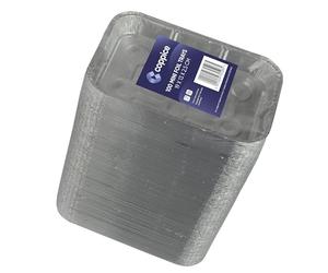 Coppice Mini Aluminium Foil Tray for Baking, BBQ, Roasting, Grilling & Food Storage | 19cm x 13cm x 2.5cm | Freezer, Microwave, Air Fryer & Oven Safe (100 Trays)