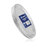 Coppice Silver Round Aluminium Foil Platters for Parties, Buffets & Entertaining | 31cm | Food Safe (10)