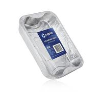 Coppice Strong Aluminium Foil Trays for Baking, BBQ, Roasting, Grilling, & Food Storage | 29cm x 19cm x 5cm | Freezer, Microwave & Oven Safe (5 Trays)