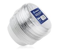 Coppice Strong Small Aluminium Foil Pie Dish with Plastic Lid for Baking, Serving & Food Storage | 15cm x 4cm | Freezer, Microwave & Oven Safe (20)