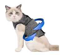 Coppthinktu Cat Anxiety Jacket, Anxiety Vest for Cats, Cat Anti Anxiety Vest, Shirt for Cat, Cats Calming Wrap Vet Recommended Calming Solution Vest for Fireworks, Travel, Separation