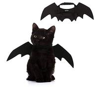Coppthinktu Cat & Dog Bat Wings Halloween Costume, Black Felt Cloth, Size: Chest 36-42cm(14-17in) * neck 24-36cm(9-14in), Adjustable, Halloween, Christmas, New Year