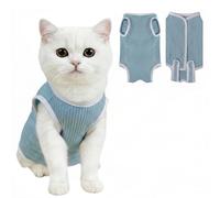 Coppthinktu Cat Recovery Suit Cat Onesie, Breathable Anti-Licking Cat Surgery Recovery Suit Female, Kitten Spay Recovery Suit for Cats After Surgery, Cats Surgical Body Suits for Abdominal Wounds