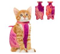 Coppthinktu Cat Recovery Suit Cat Onesie for Cats After Surgery, Cat Spay Surgery Recovery Suit for Abdominal Wounds, Breathable Cat Body Surgical Suit for Female Kitten Cone of Shame Alternatives