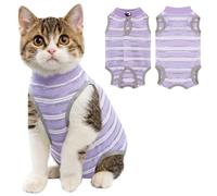 Coppthinktu Cat Recovery Suit Female, Cat Surgery Recovery Suit Cats Onesie for Cats After Surgery for Surgical Abdominal Wound Skin Diseases, Soft E-Collar Alternative Kitten Spay Suit Anti Licking