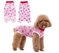 Coppthinktu Recovery Suit for Dogs After Surgery, Dog Onesie Surgery Recovery Suit for Female Spay, Soft Surgical Pajamas Bodysuits for Puppy to Prevent Licking Dog Cone Alternative