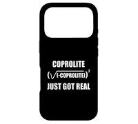 Coprolite Just Got Real Funny Math Science Paleontology Gift Case for iPhone 17 Pro