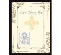 Coptic coloring book: Activity for children and adults | Orthodox Figures | 36 Pages | 8. 25 x 11