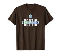 Coptic Proud T-Shirt, Men, Brown, XX-Large