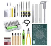Coptiner 109PCS Gundam Model Tools Kit, Craft Set Model, Hobby Basic Tools for Gundam Model Building , Repairing and Fixing, Arts and crafts with a Plastic Box