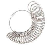 Coptiner Ring Sizer UK，Metal Ring Sizer Gauge Measurement Tool Size A-Z for Men and Women Reusable Jewellers for Measuring Rings Diameters